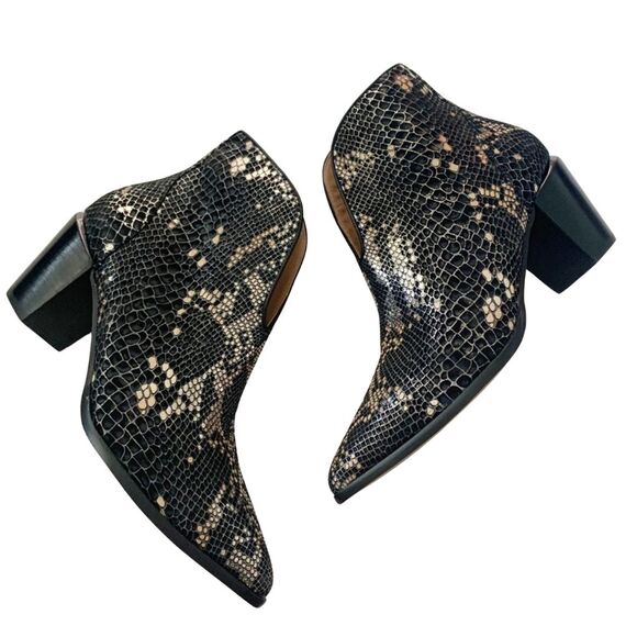 Linea Paolo Westly Bootie 10 Black Silver NEW - Picture 2 of 9